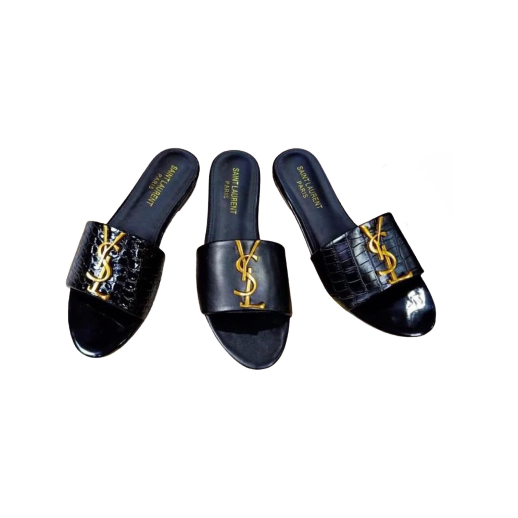Luxury Logo Slip On Sandal