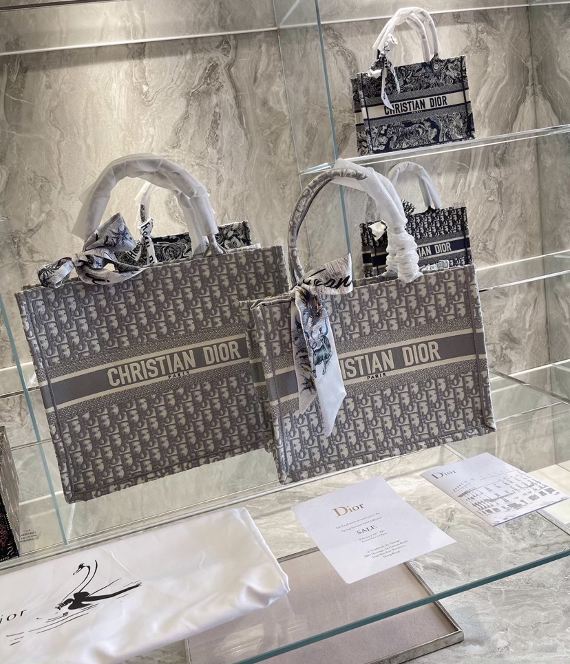 Luxury Grey Tote Bag